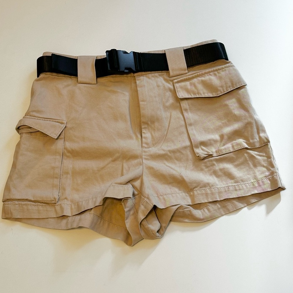 TNA Beige Women's Cargo Shorts